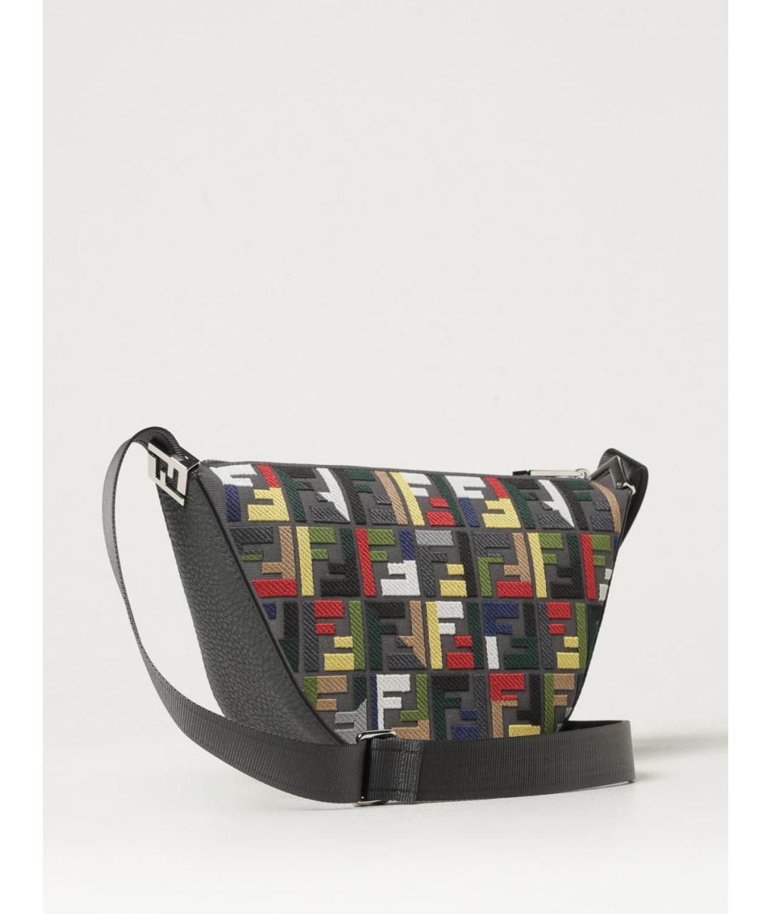FENDI Мульти тканевая сумка на плечо, фото 3