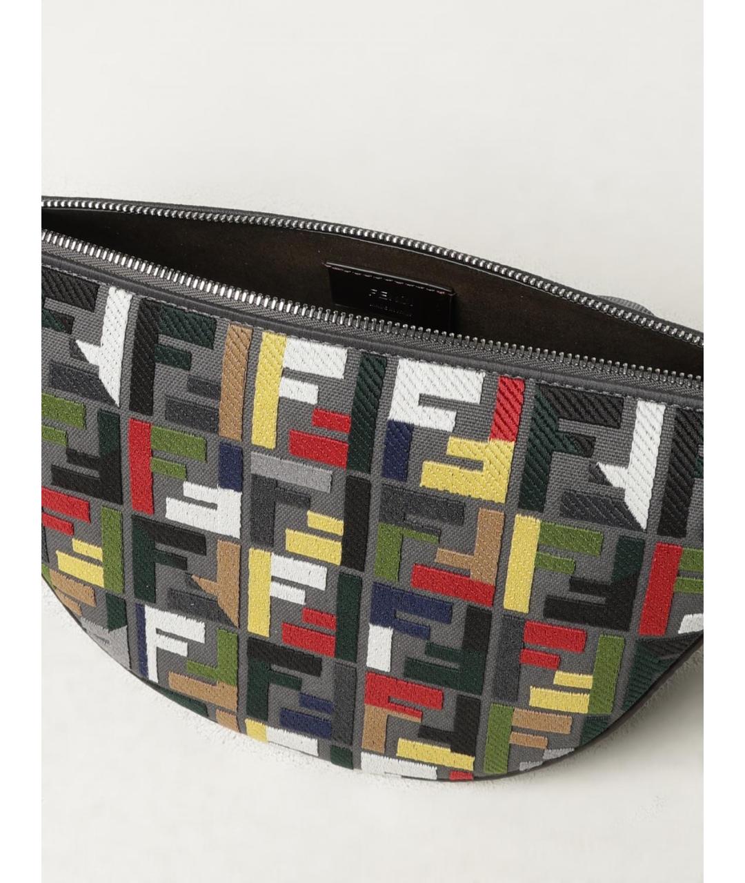 FENDI Мульти тканевая сумка на плечо, фото 5