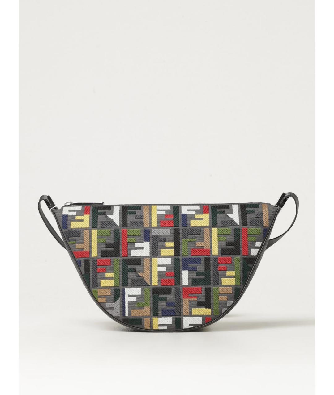 FENDI Мульти тканевая сумка на плечо, фото 6