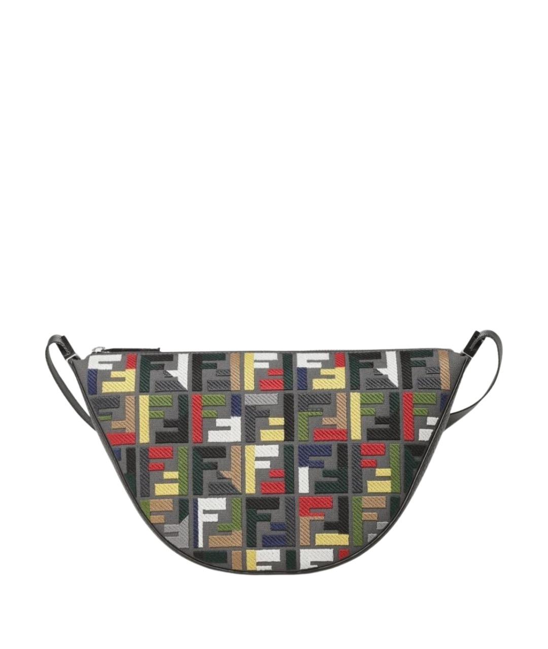 FENDI Мульти тканевая сумка на плечо, фото 1