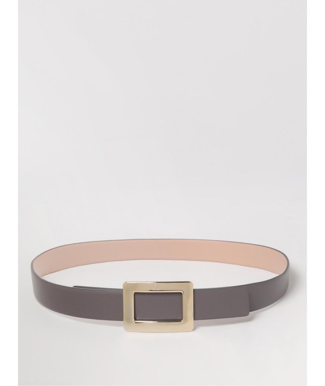 ROGER VIVIER Розовый кожаный ремень, фото 2