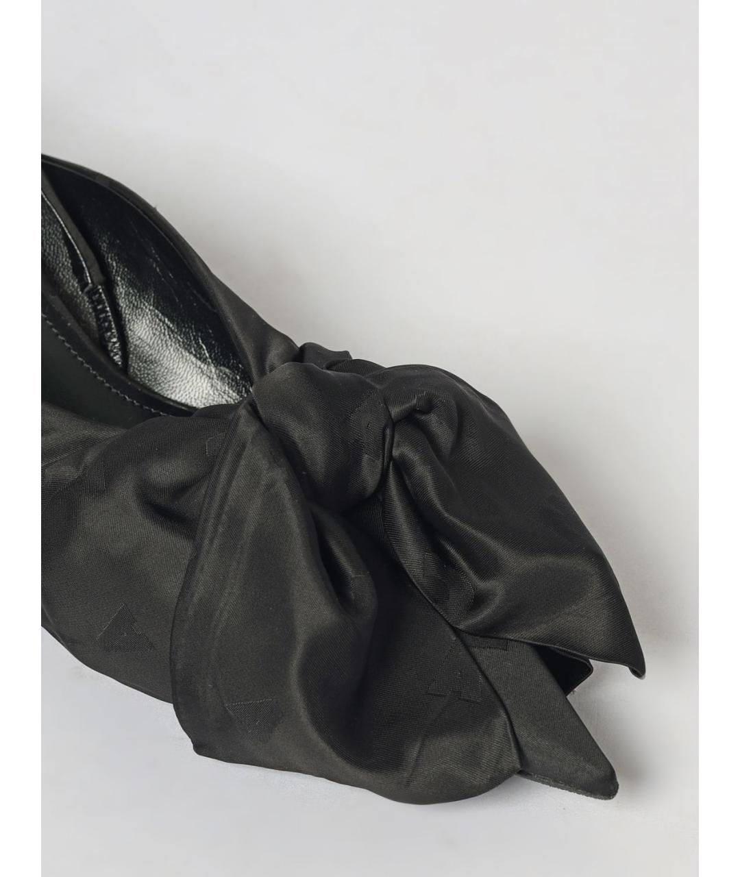 BALENCIAGA Черные текстильные туфли, фото 4