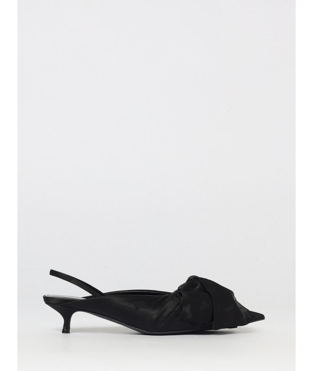 BALENCIAGA Черные текстильные туфли, фото 5