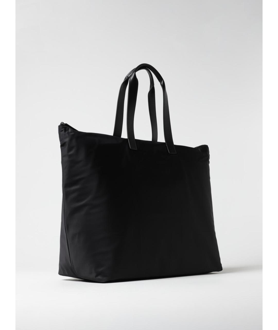 EMPORIO ARMANI Черная синтетическая сумка тоут, фото 2