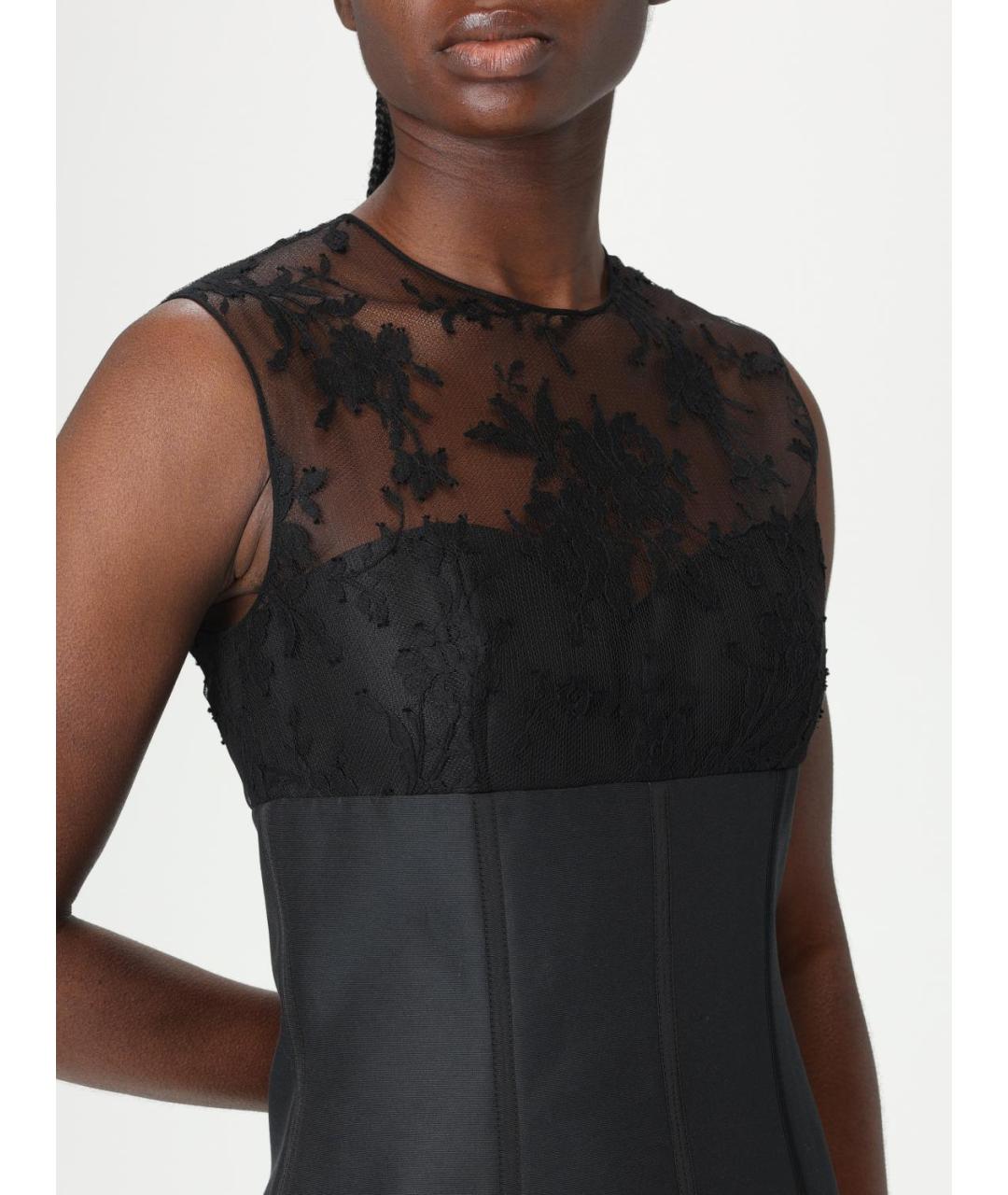 ALEXANDER MCQUEEN Черная хлопковая майка, фото 5