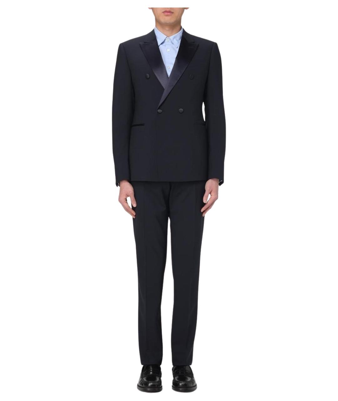 EMPORIO ARMANI Темно-синий вечерний костюм, фото 1