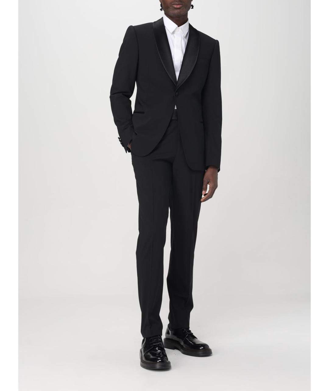 EMPORIO ARMANI Черный вечерний костюм, фото 2