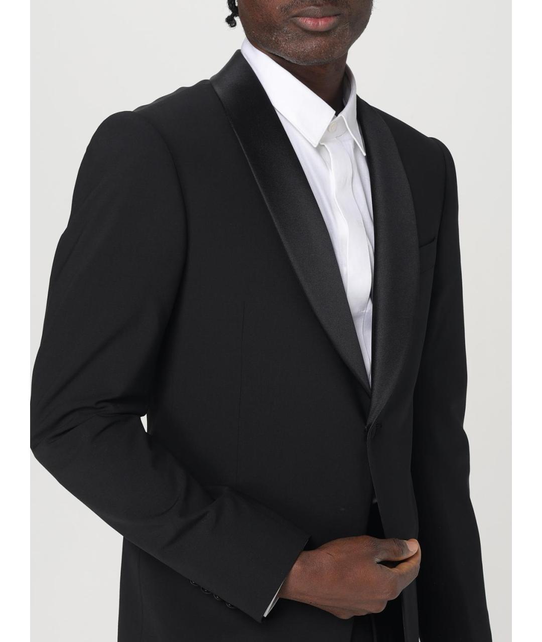 EMPORIO ARMANI Черный вечерний костюм, фото 5