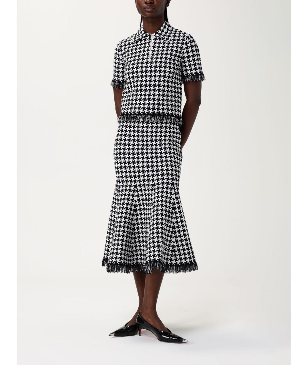 ALEXANDER MCQUEEN Мульти вискозная футболка, фото 2