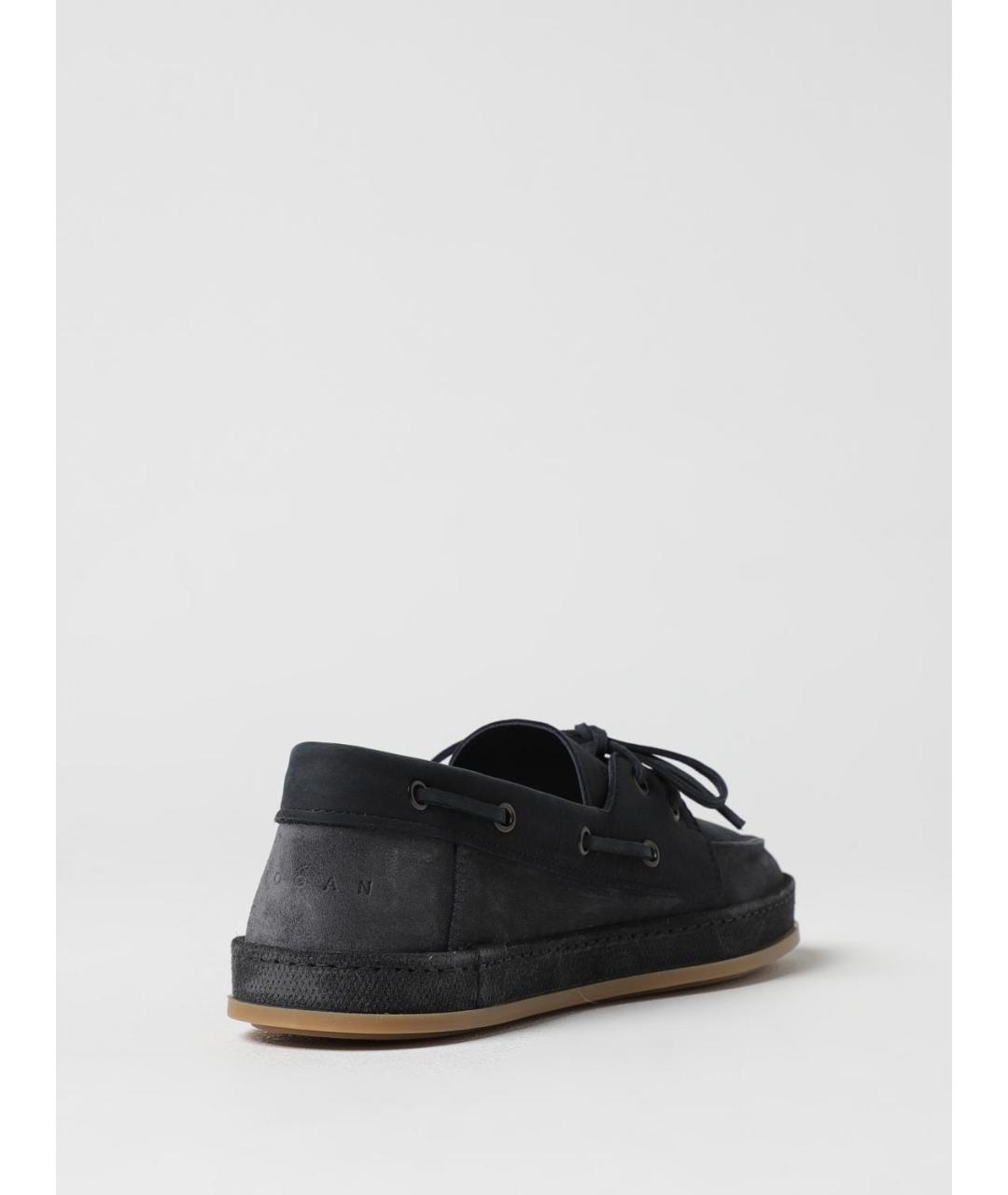 HOGAN Синие замшевые лоферы, фото 3