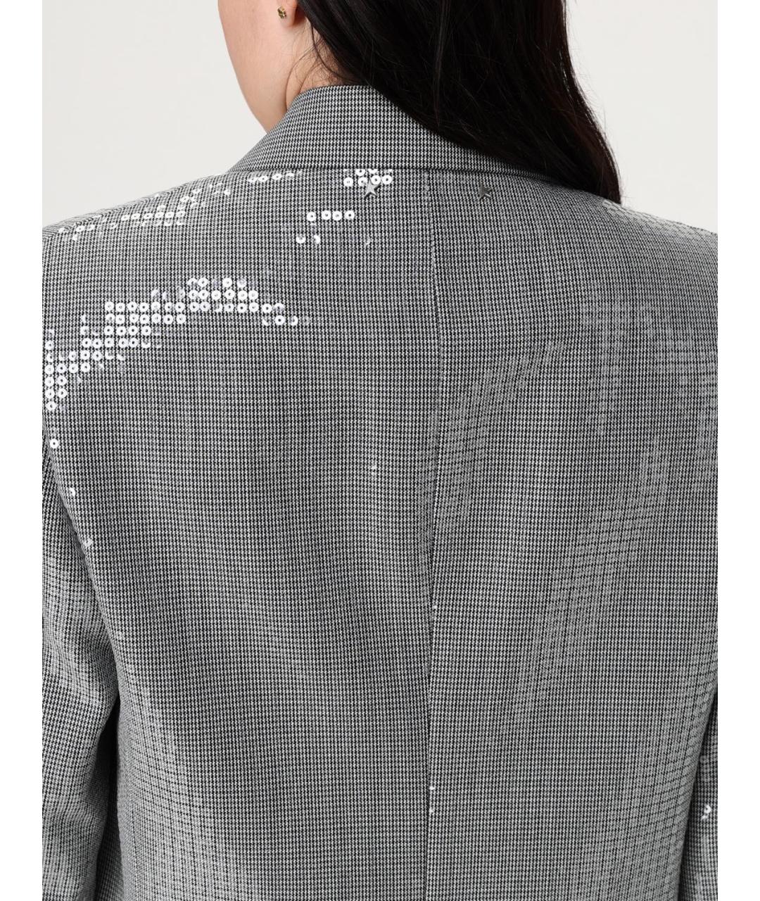 GOLDEN GOOSE DELUXE BRAND Серый шерстяной жакет/пиджак, фото 5