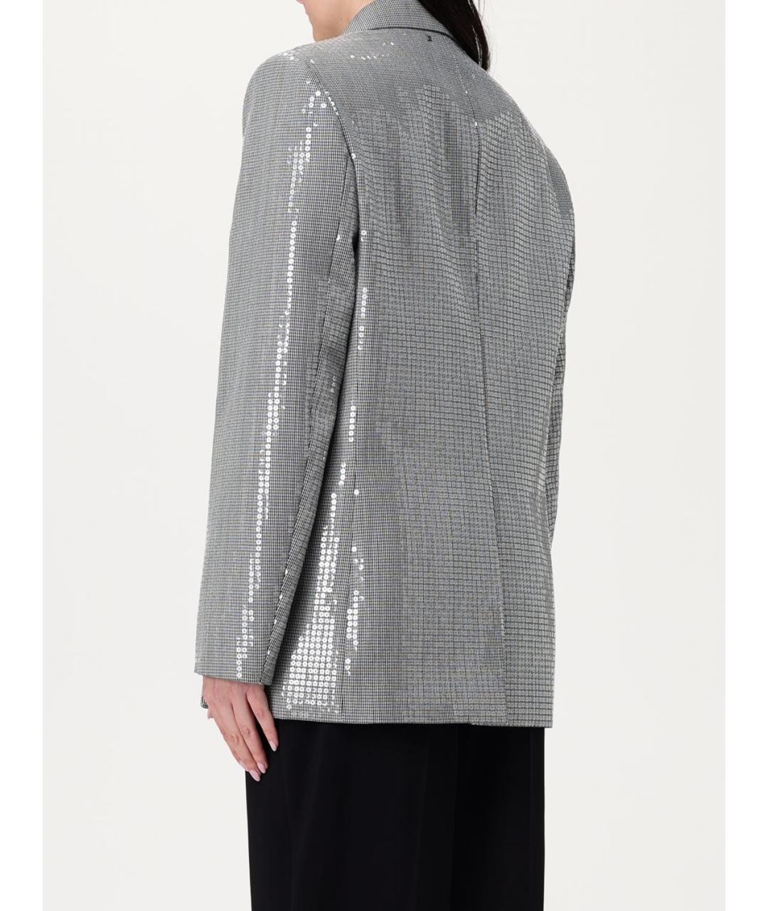 GOLDEN GOOSE DELUXE BRAND Серый шерстяной жакет/пиджак, фото 3