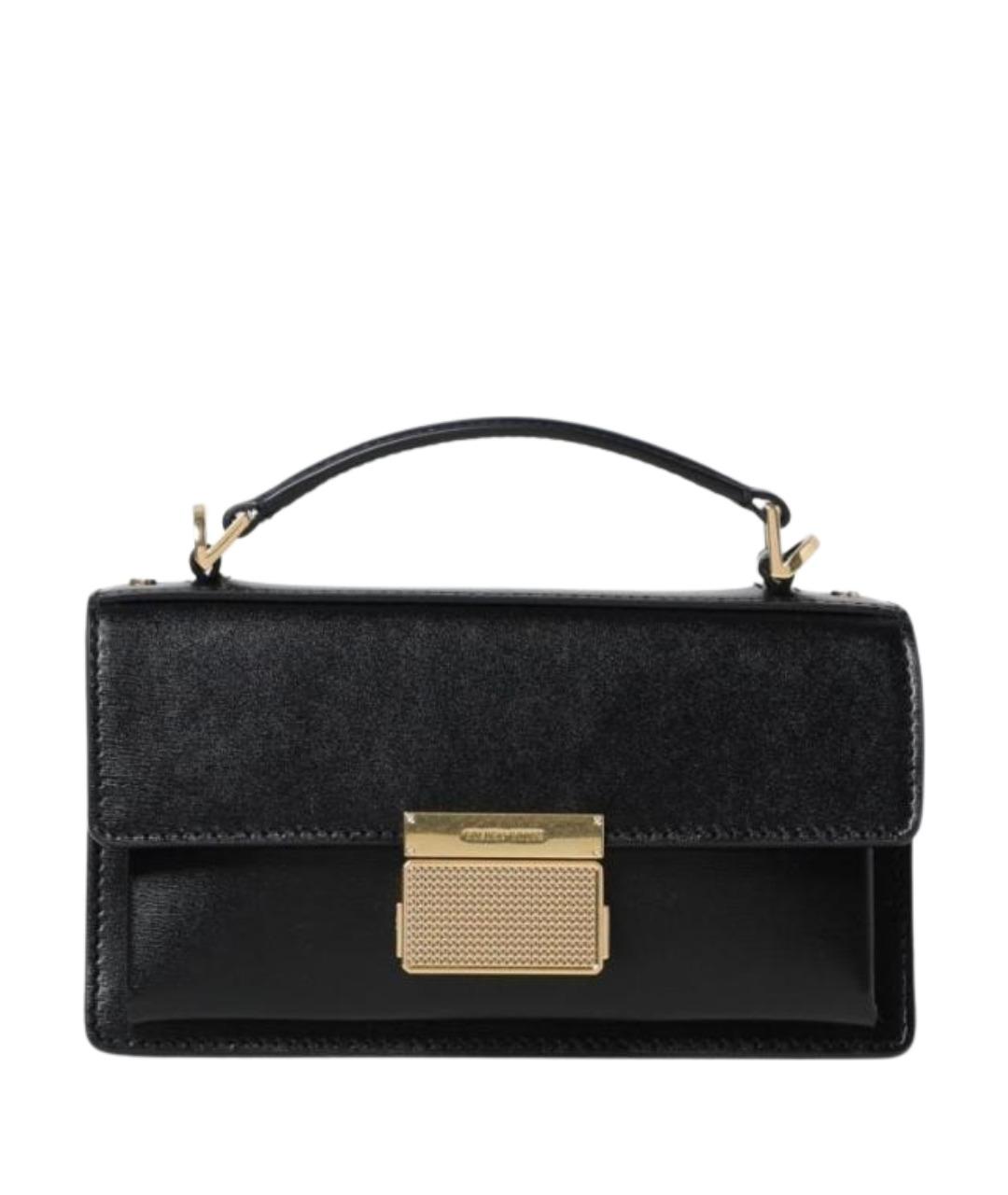 GOLDEN GOOSE DELUXE BRAND Черная кожаная сумка через плечо, фото 1
