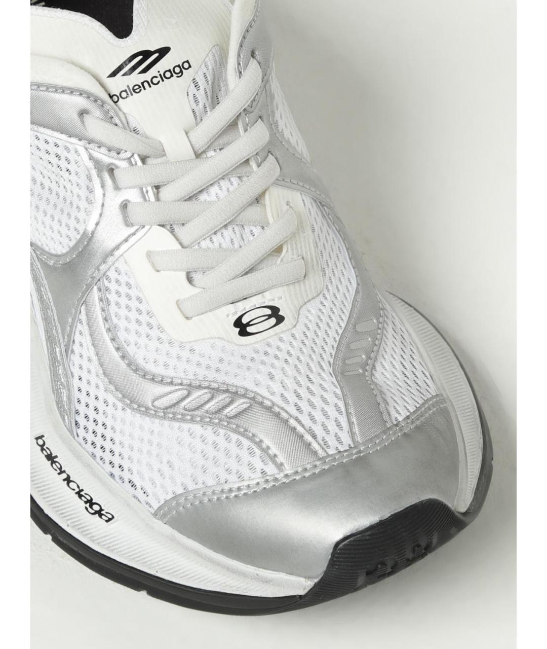 BALENCIAGA Белые синтетические кроссовки, фото 4