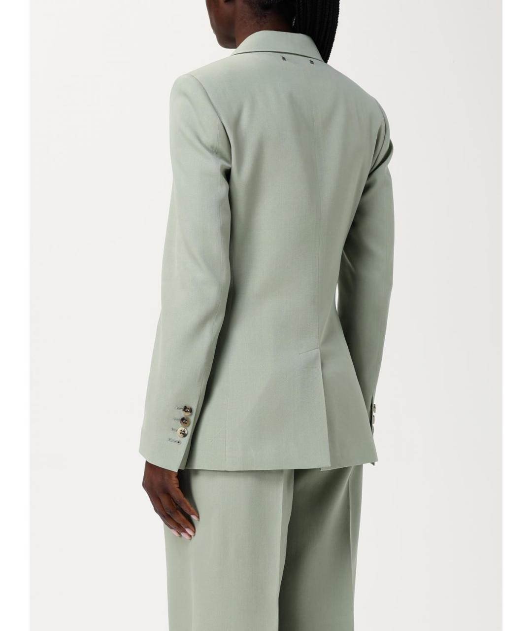 GOLDEN GOOSE DELUXE BRAND Зеленый шерстяной жакет/пиджак, фото 4