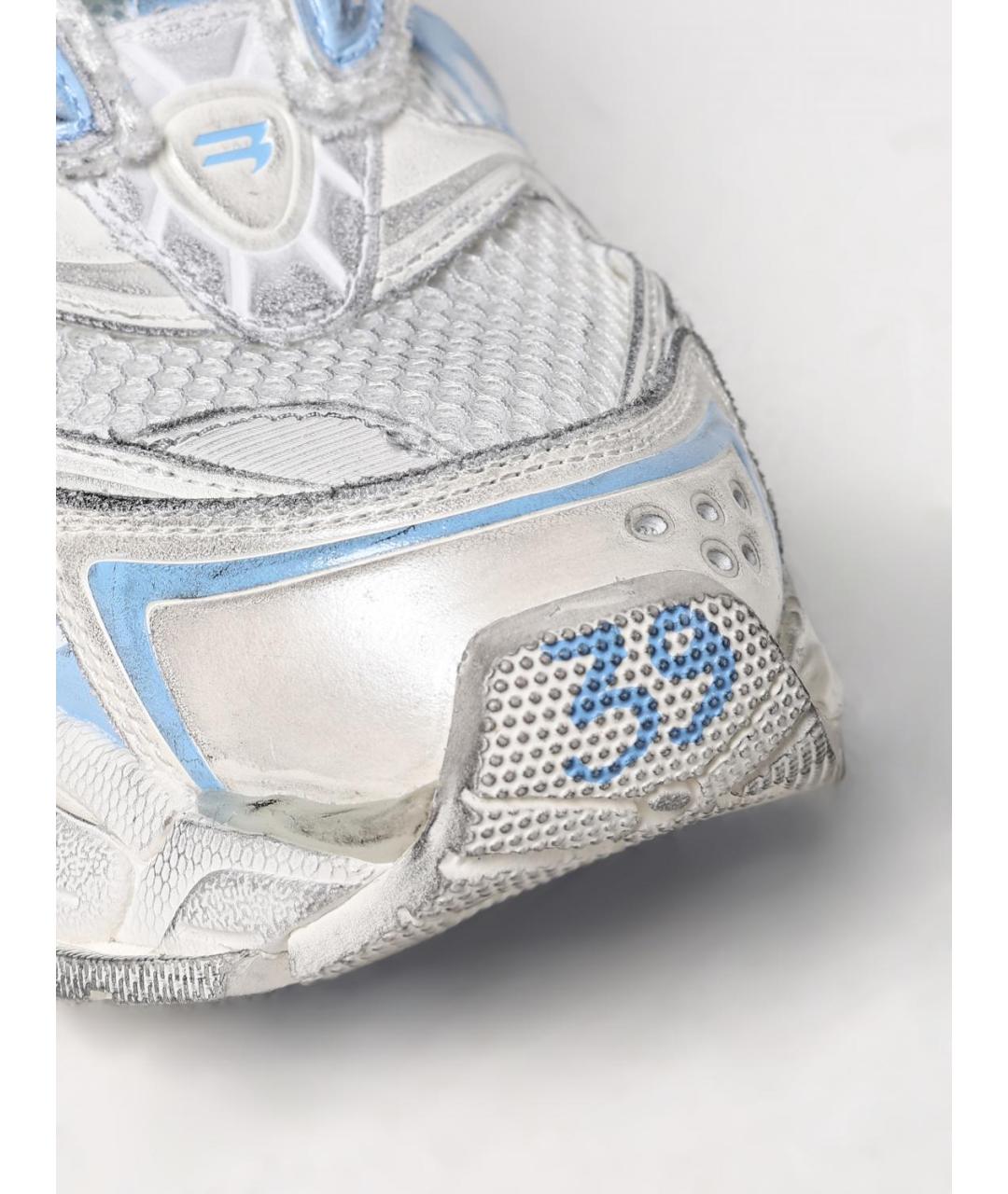 BALENCIAGA Белые синтетические кроссовки, фото 4