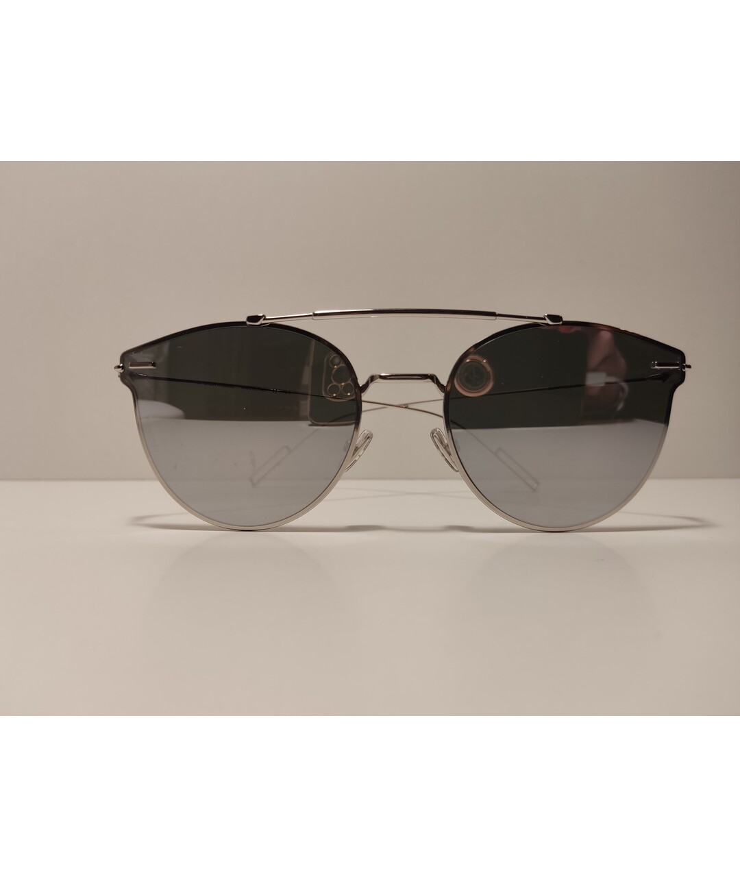 CHRISTIAN DIOR PRE-OWNED Серебряные металлические солнцезащитные очки, фото 5