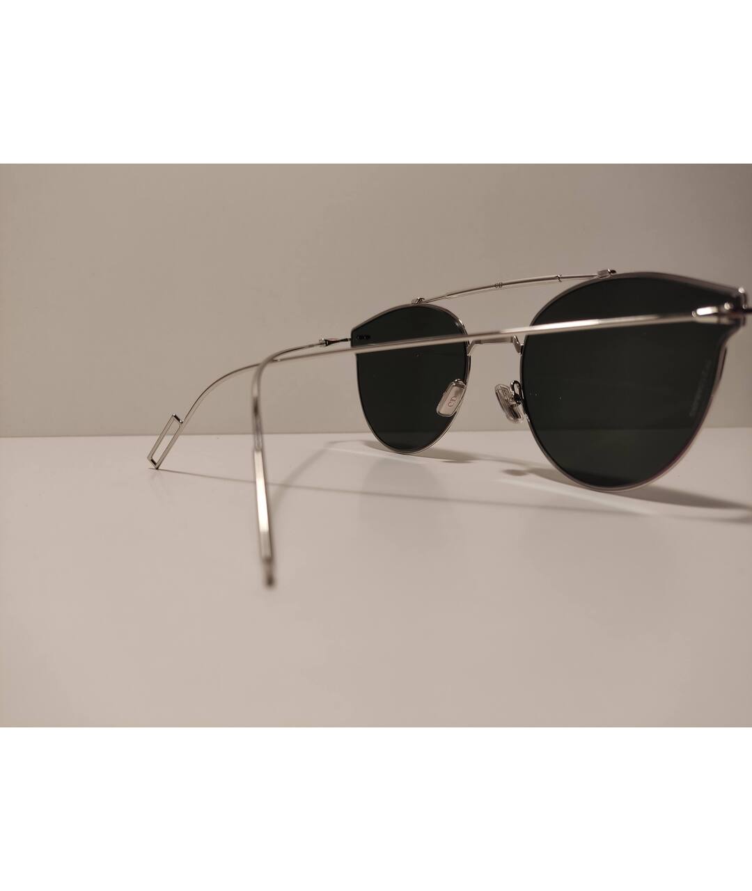 CHRISTIAN DIOR PRE-OWNED Серебряные металлические солнцезащитные очки, фото 2
