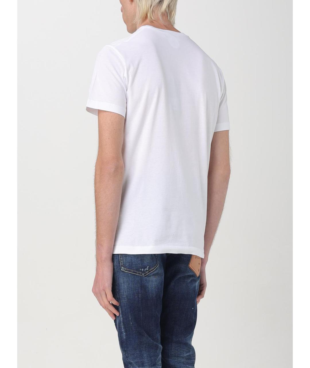 DSQUARED2 Белая хлопковая футболка, фото 4
