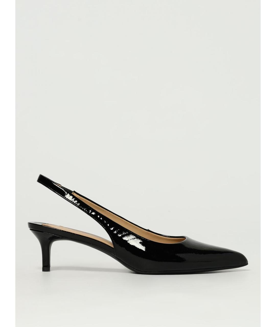 RALPH LAUREN Черные кожаные туфли, фото 4