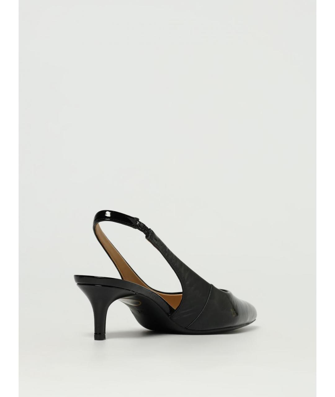 RALPH LAUREN Черные кожаные туфли, фото 3