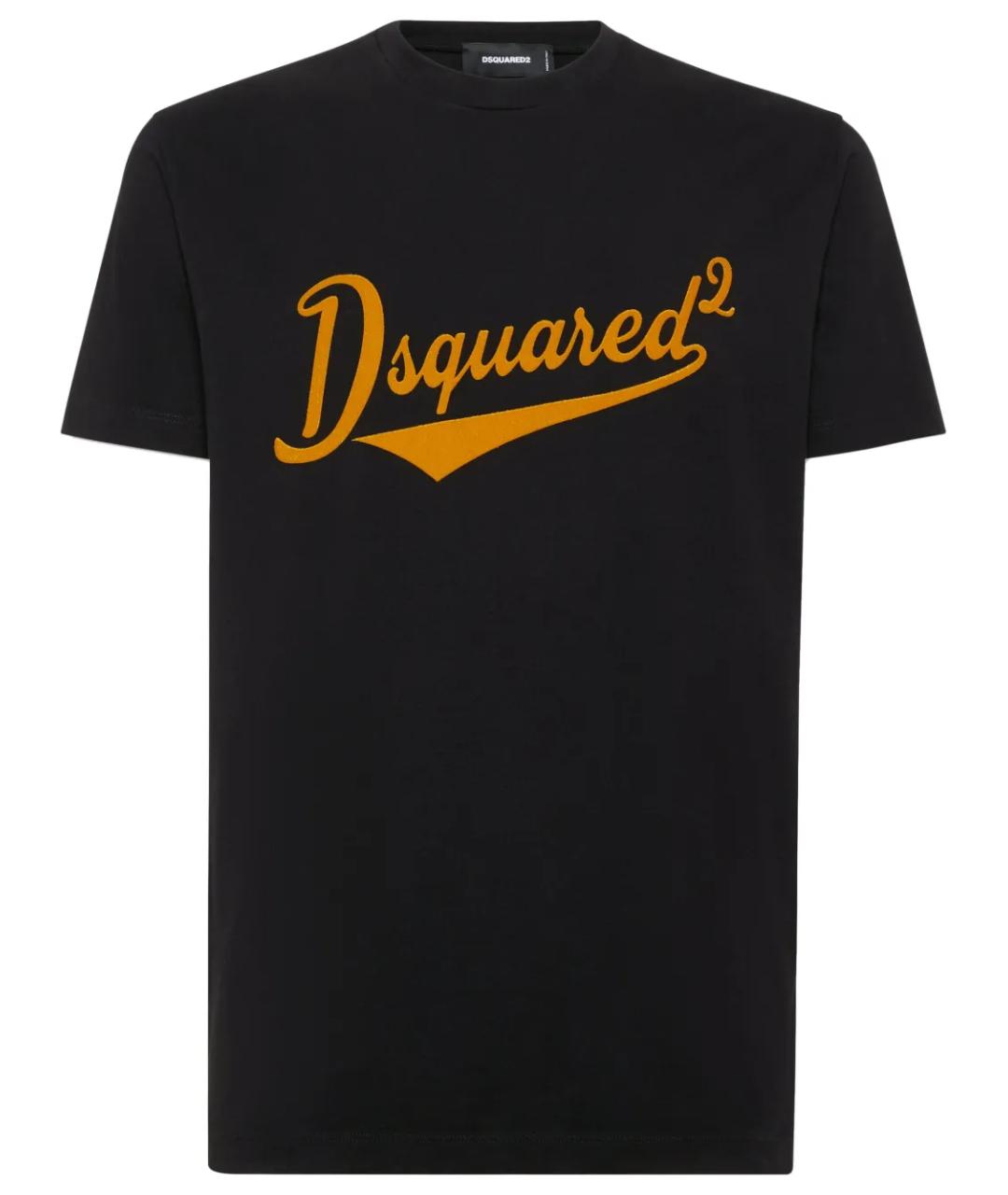 DSQUARED2 Черная хлопковая футболка, фото 1