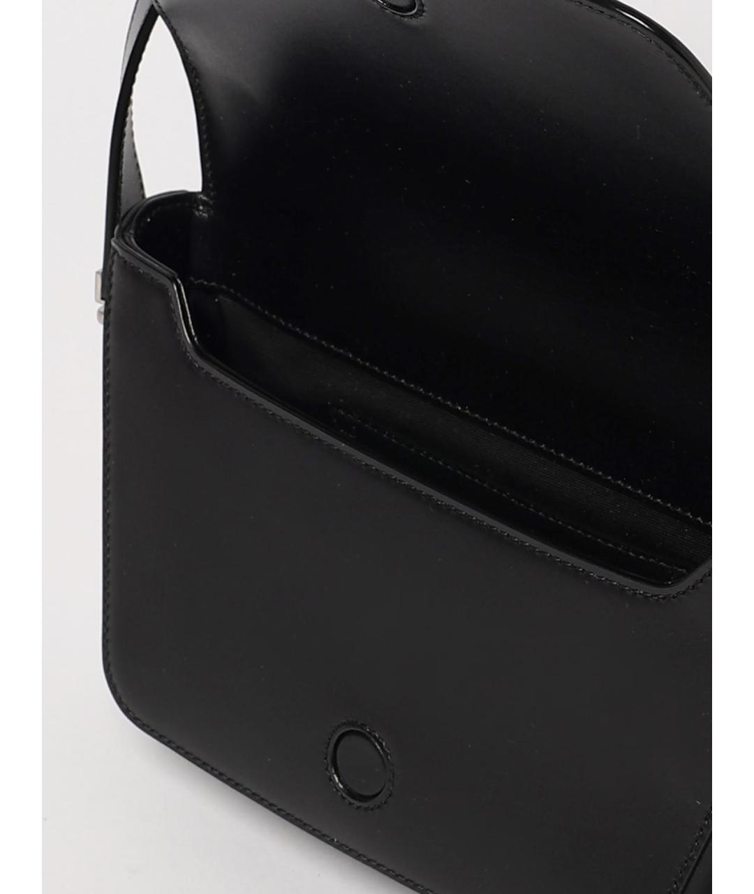 SAINT LAURENT Черная кожаная сумка на плечо, фото 5