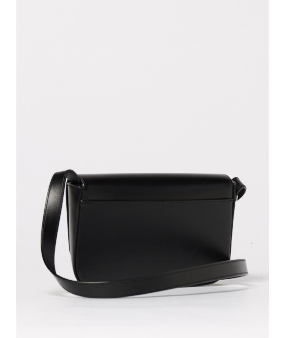 SAINT LAURENT Черная кожаная сумка на плечо, фото 3