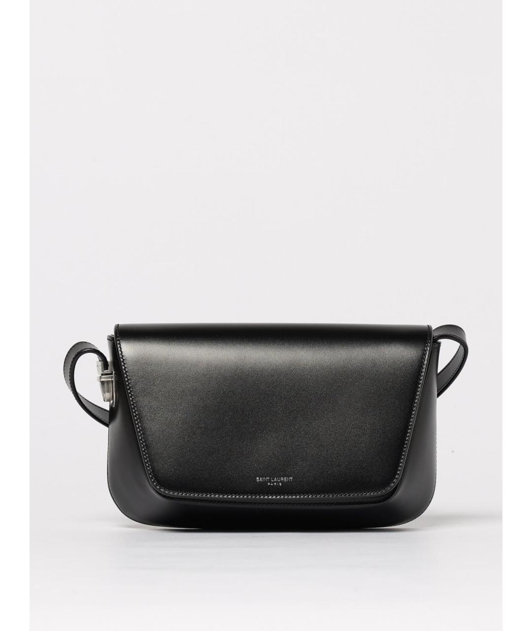 SAINT LAURENT Черная кожаная сумка на плечо, фото 6