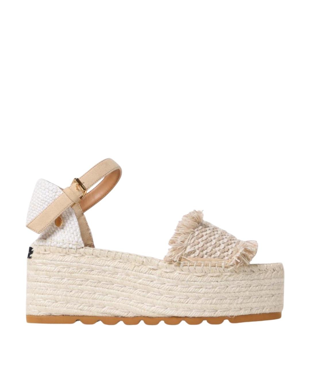 STELLA MCCARTNEY Бежевые эспадрильи, фото 1