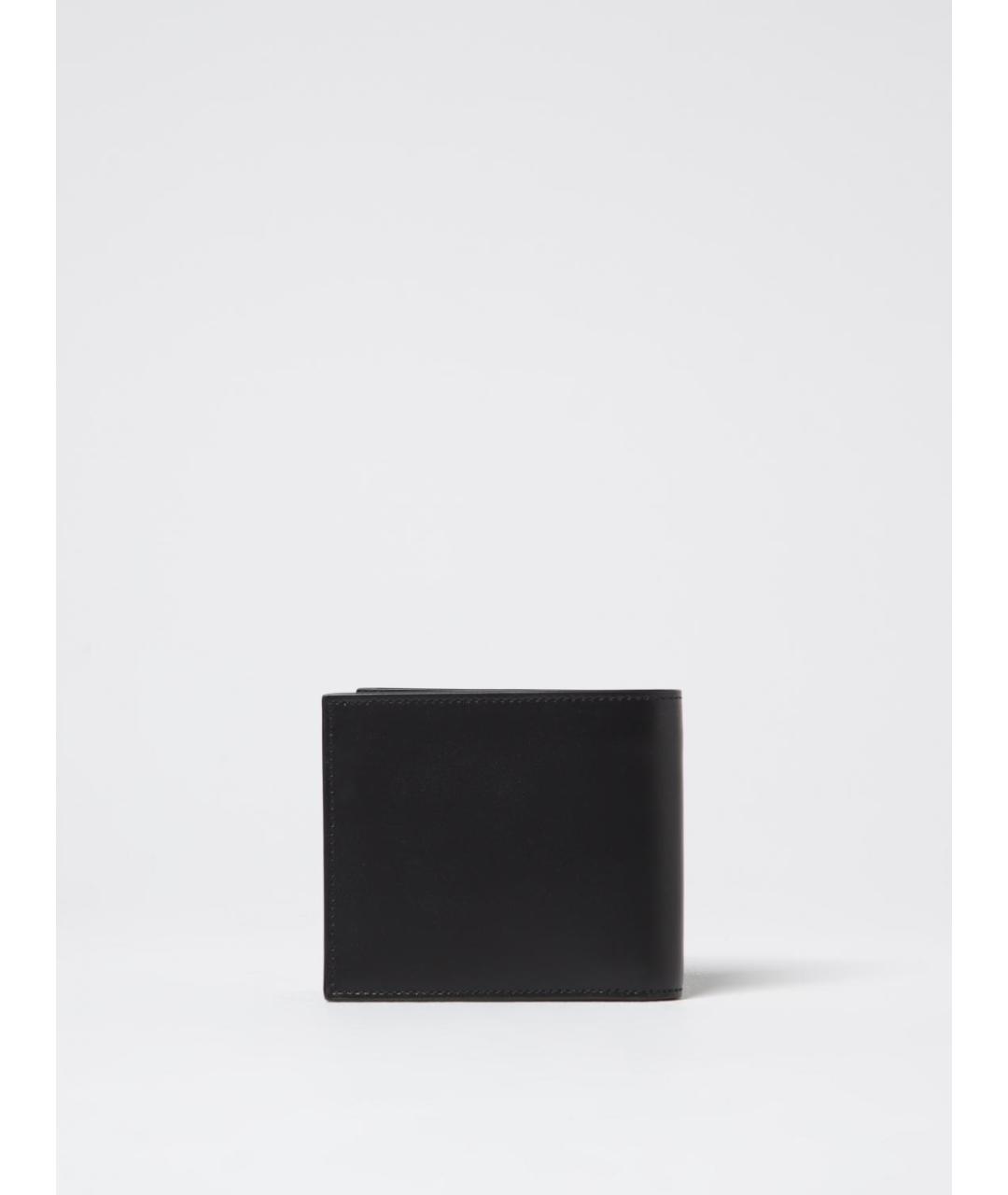 SAINT LAURENT Черный кожаный кошелек, фото 3