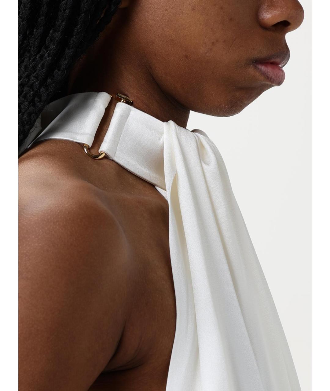 STELLA MCCARTNEY Бежевое вискозное коктейльное платье, фото 4