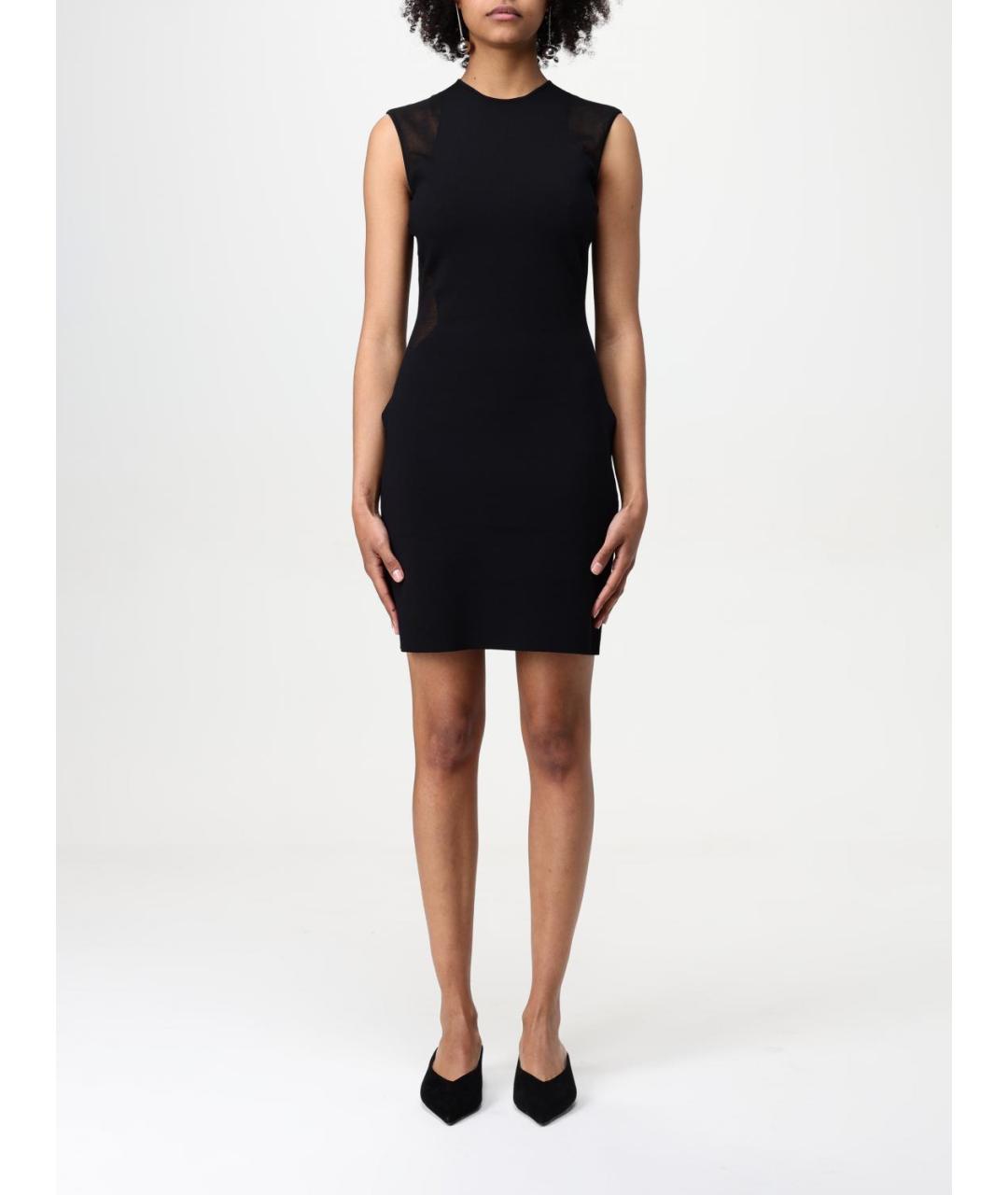 STELLA MCCARTNEY Черное полиэстеровое повседневное платье, фото 5