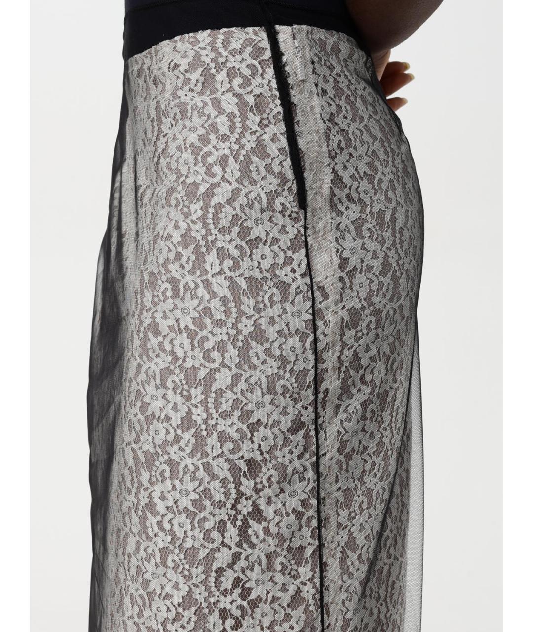 FENDI Белая полиамидовая юбка миди, фото 5