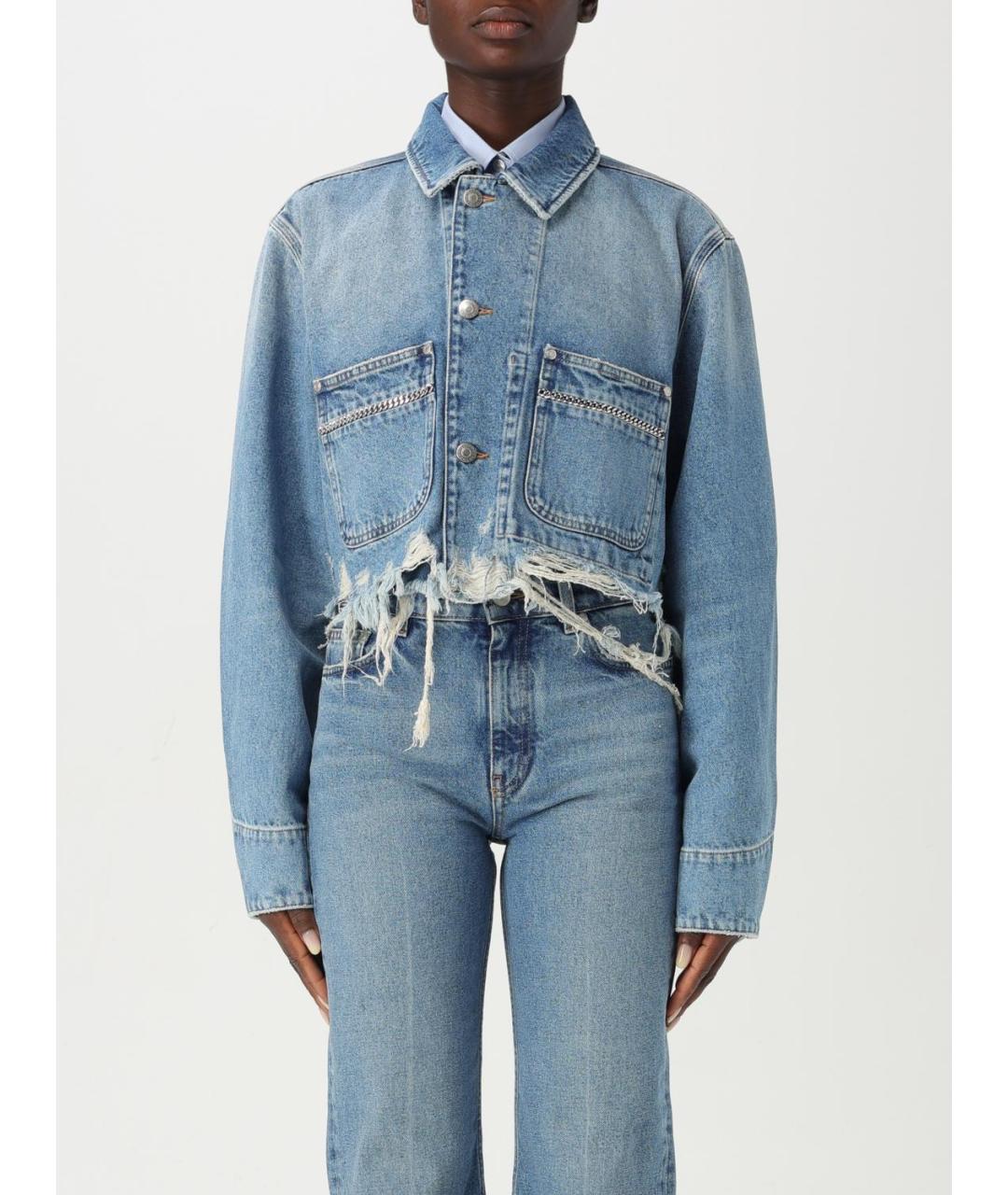 STELLA MCCARTNEY Синяя деним куртка, фото 2