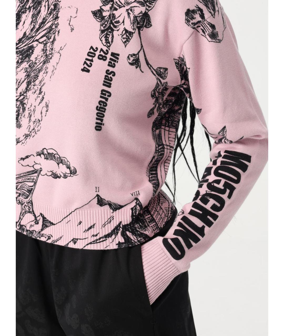 MOSCHINO JEANS Мульти хлопковый джемпер / свитер, фото 3