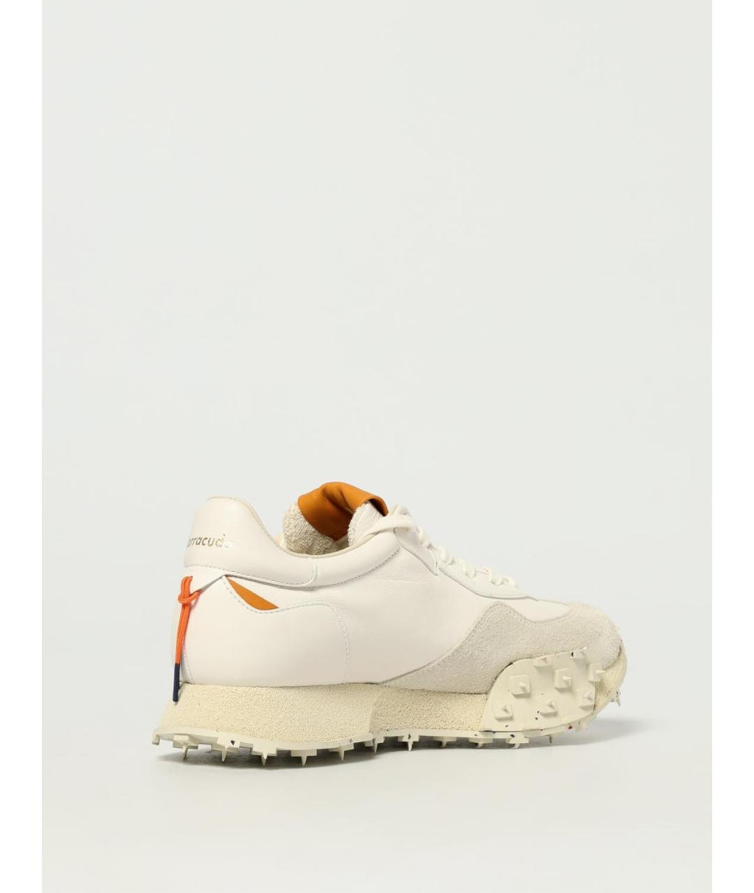 BARRACUDA Бежевые кожаные кроссовки, фото 3