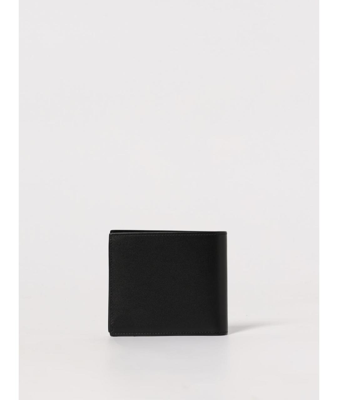 SAINT LAURENT Черный кожаный кошелек, фото 3