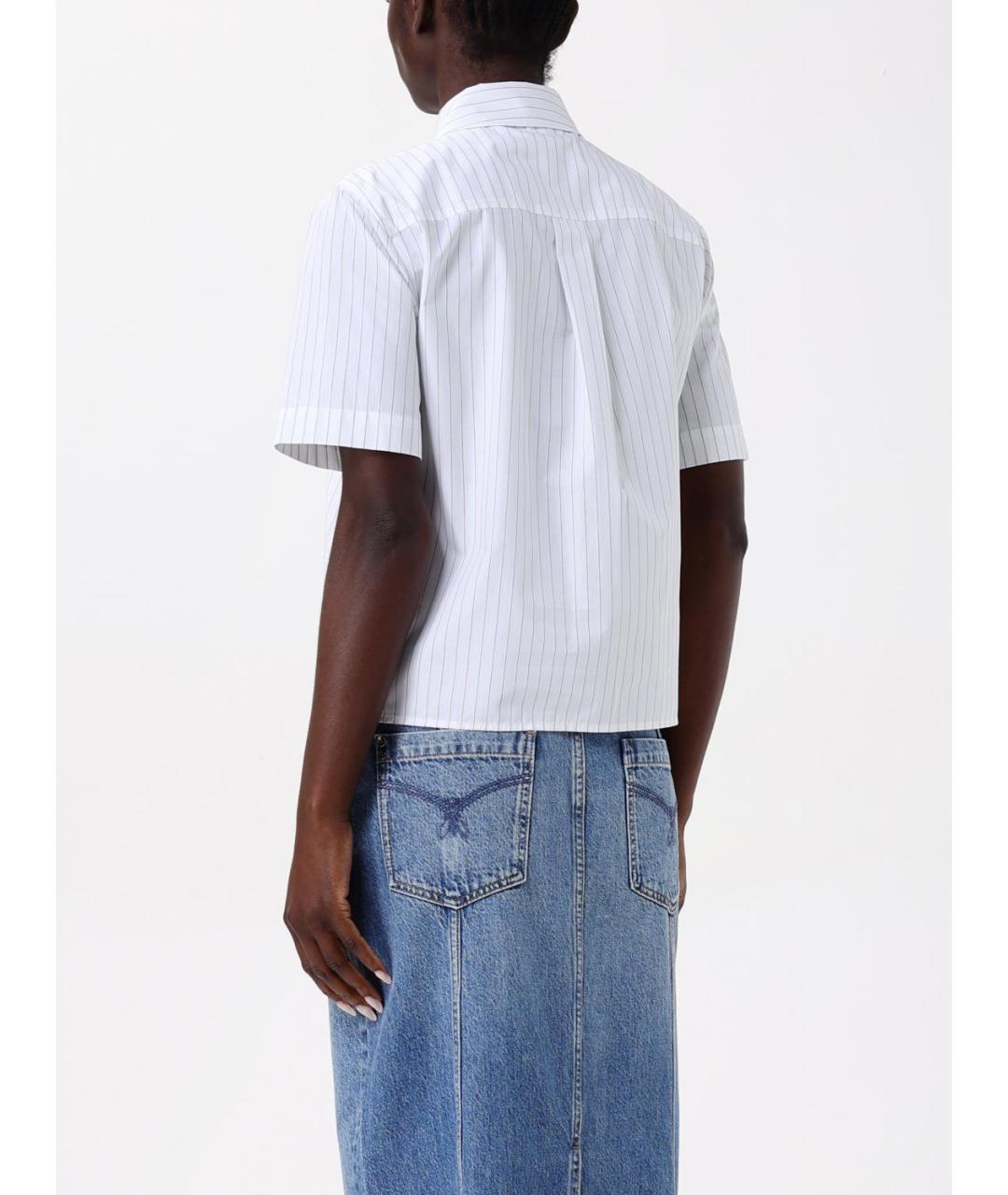 PINKO Белая хлопковая рубашка, фото 3