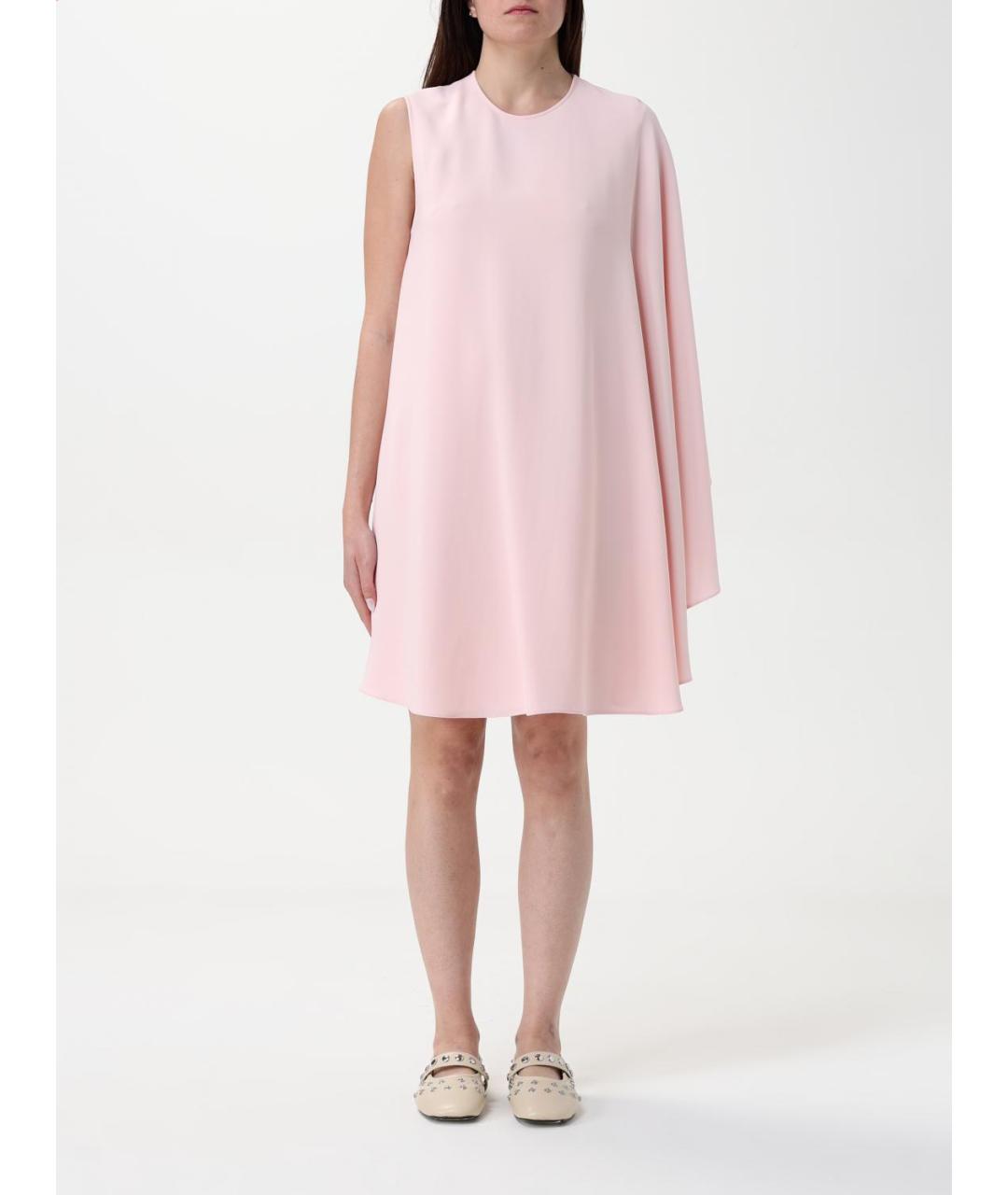 STELLA MCCARTNEY Розовое вискозное платье, фото 4