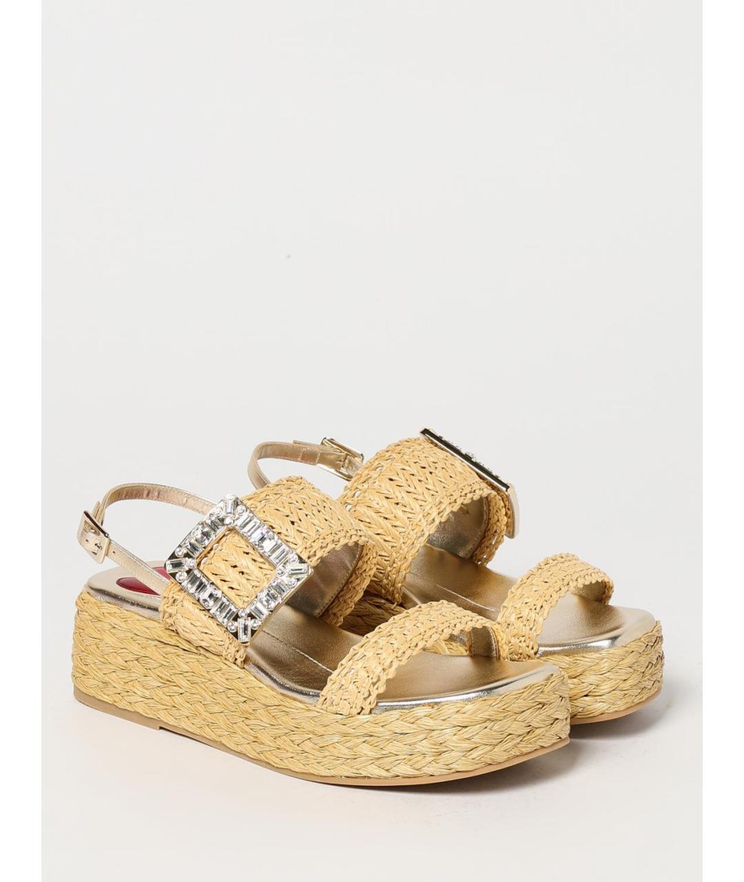 ROGER VIVIER Бежевые босоножки, фото 2