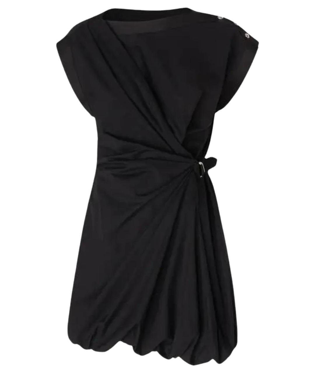 PINKO Черное хлопковое платье, фото 1