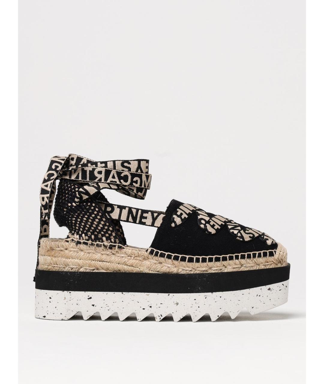 STELLA MCCARTNEY Черные эспадрильи из искусственной кожи, фото 5