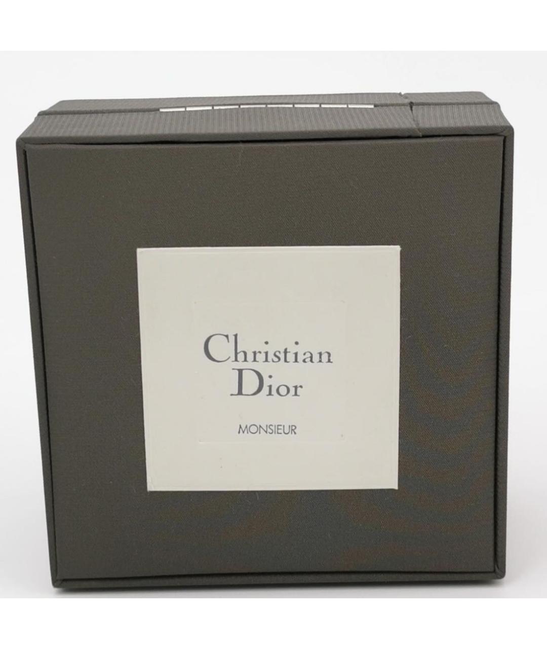 CHRISTIAN DIOR Серебряные металлические запонки, фото 2