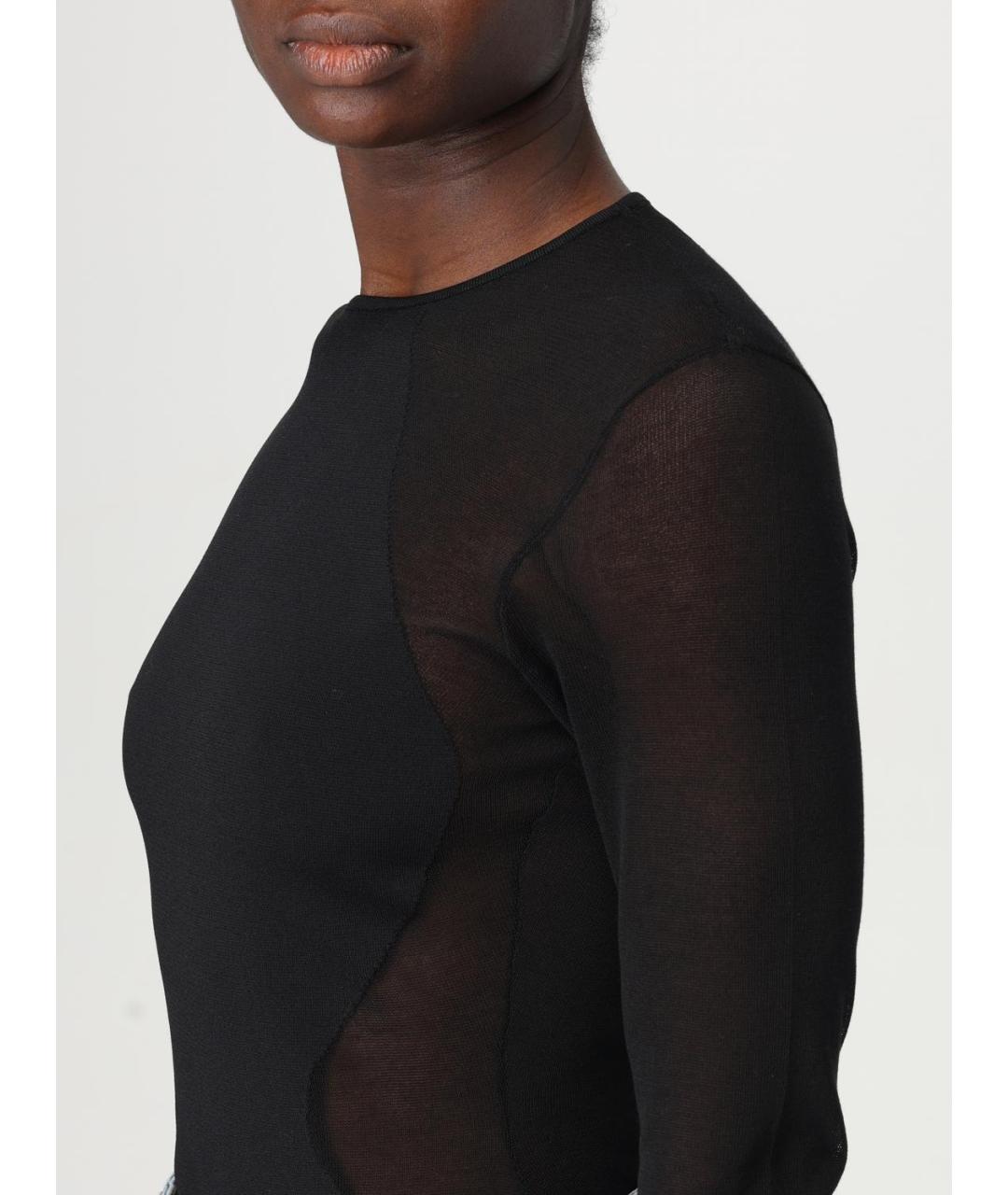 STELLA MCCARTNEY Черное полиэстеровое боди, фото 5