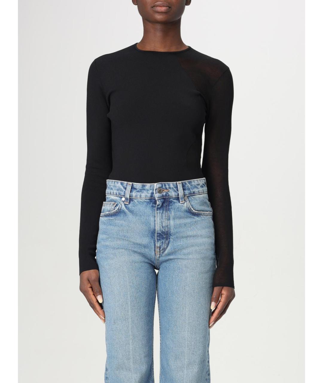 STELLA MCCARTNEY Черное полиэстеровое боди, фото 7