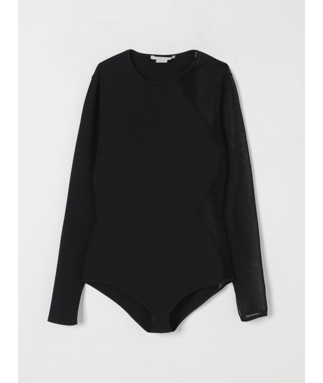 STELLA MCCARTNEY Черное полиэстеровое боди, фото 2