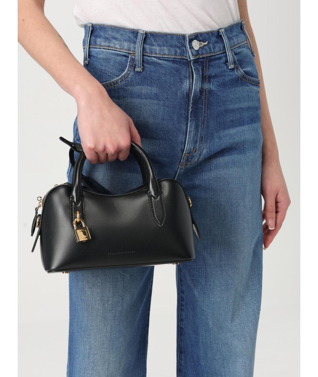 STELLA MCCARTNEY Черная сумка тоут из искусственной кожи, фото 2