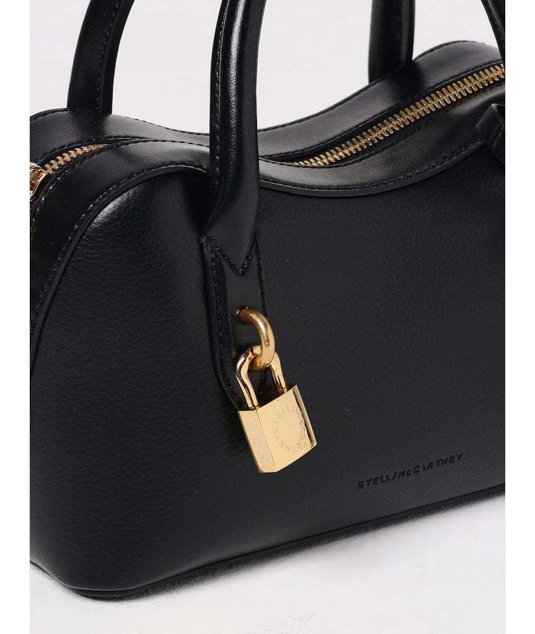 STELLA MCCARTNEY Черная сумка тоут из искусственной кожи, фото 4
