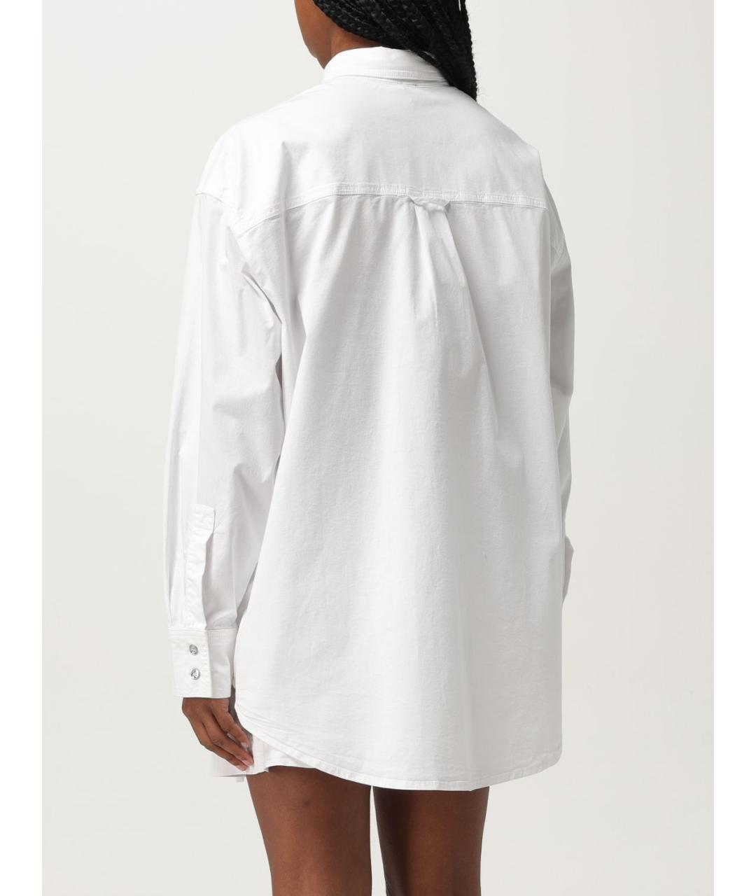 PINKO Белая хлопковая рубашка, фото 3